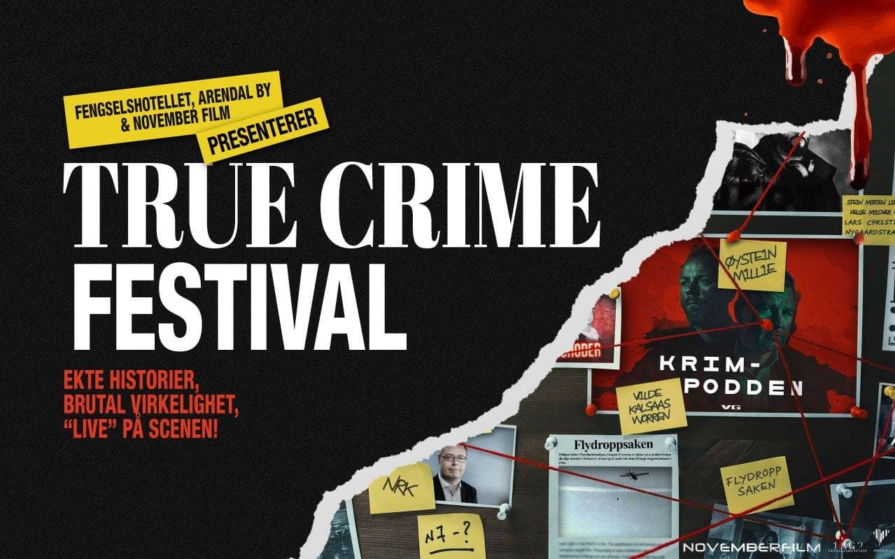 True crime festivalen 2024 i Arendal