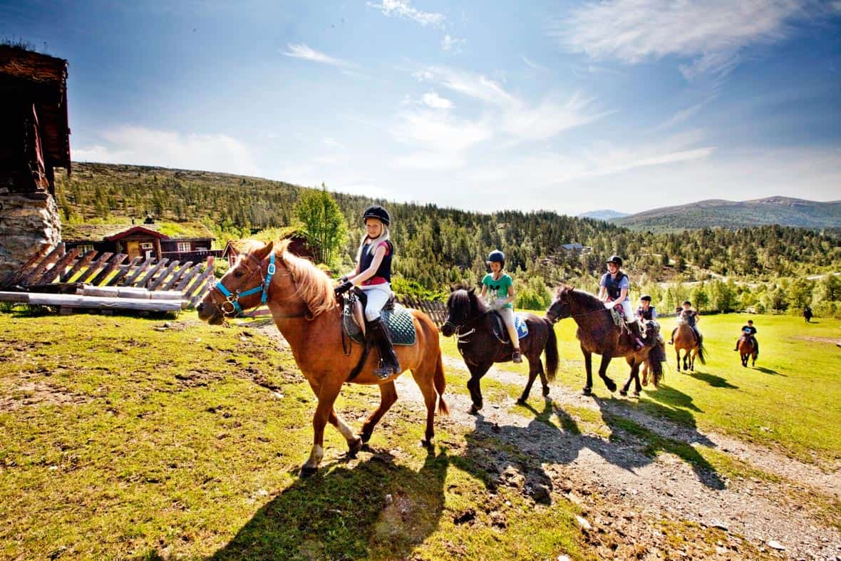 Sommerferie med barn på ponnier hos Savalen Fjellhotell og Spa