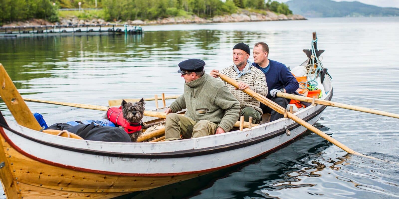 Nordlandsbåt på Senja