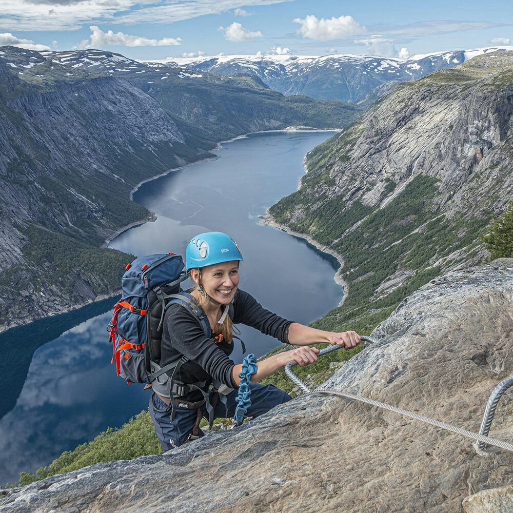 Trolltunga Via Ferrata med Trolltunga Active i Hardanger