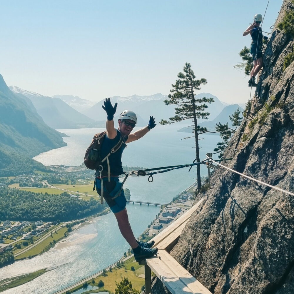 Introveggen på Norsk tindesender i Åndalsnes