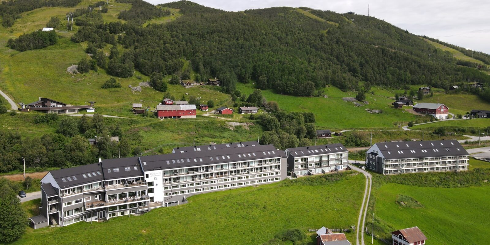 Ustedalen Hotell & Resort fra luften