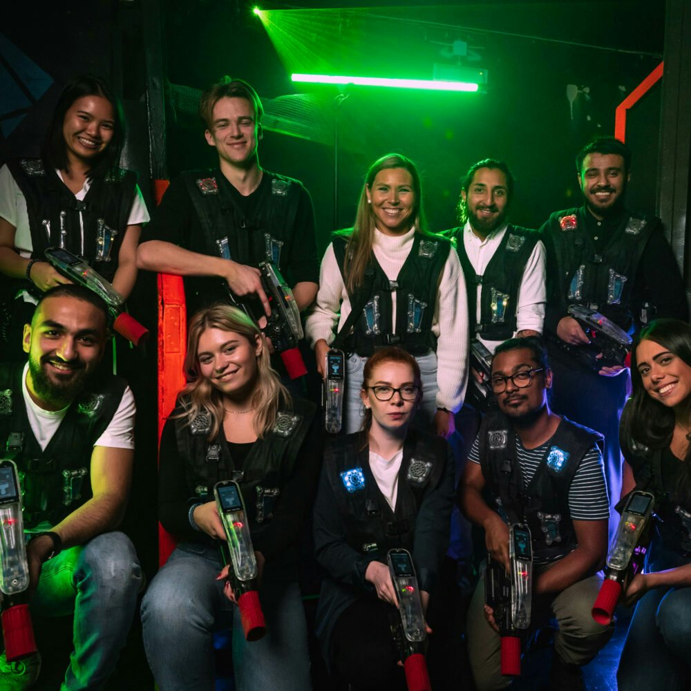 lasertag hos megazone lagspill aktivitet teambuilding i Oslo