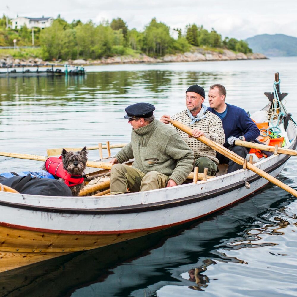 Nordlandsbåt på Senja