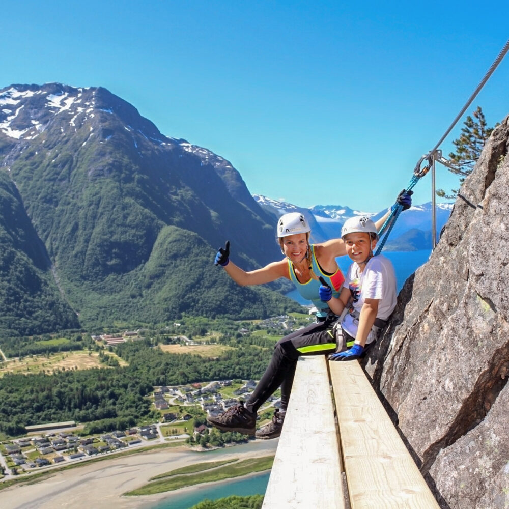 Introveggen på Norsk tindesender i Åndalsnes