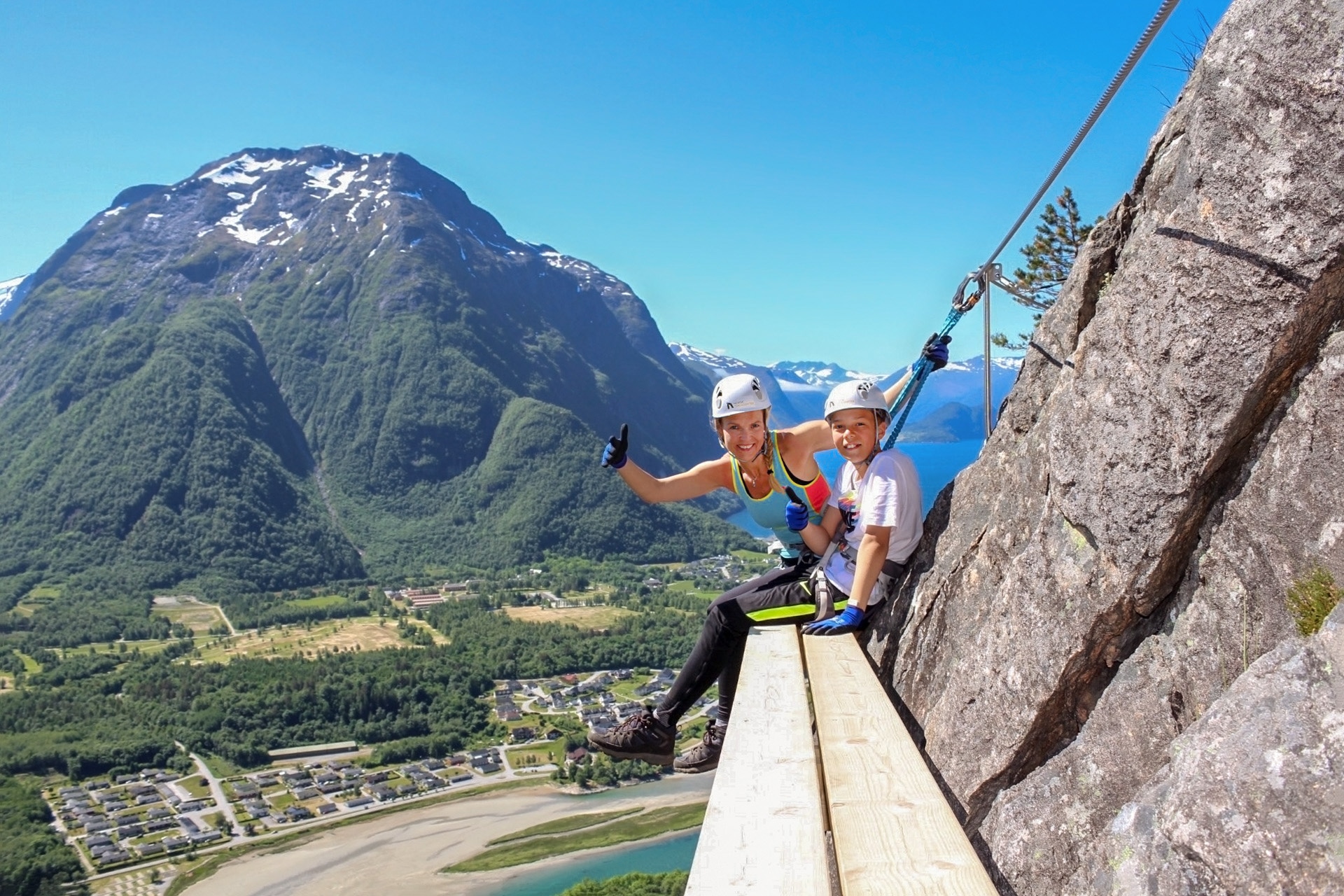 Introveggen på Norsk tindesender i Åndalsnes