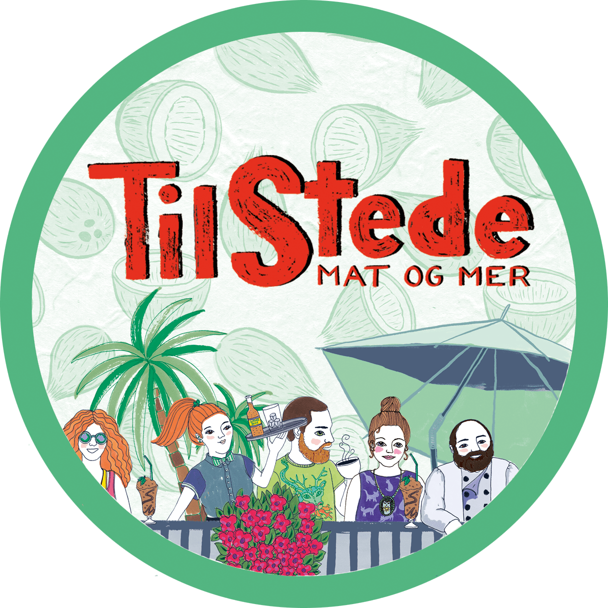 Tilstede mat og mer logo