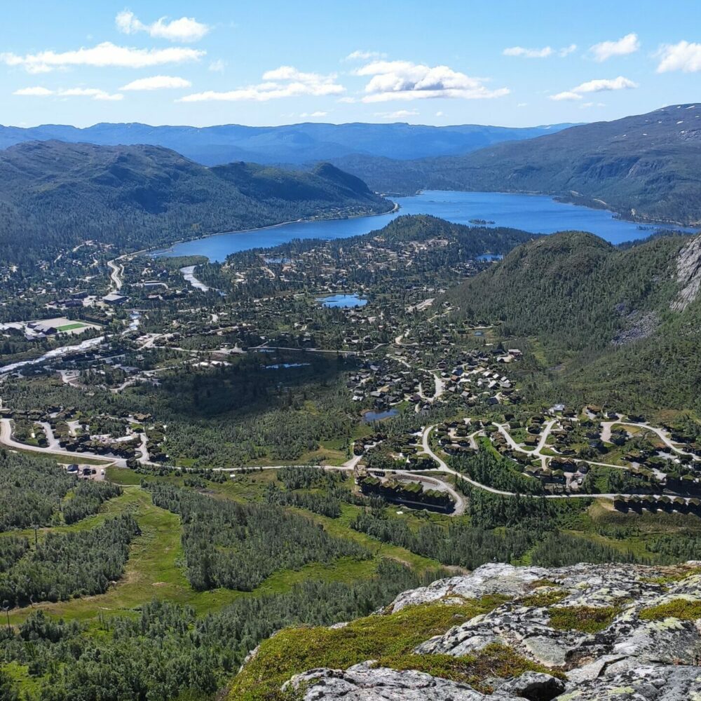 Utsikt på Hovden. Setesdal