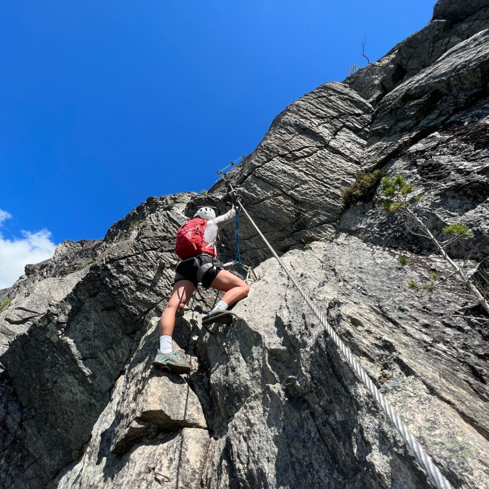 Vestveggen Via Ferrata hos Norsk Tindesenter