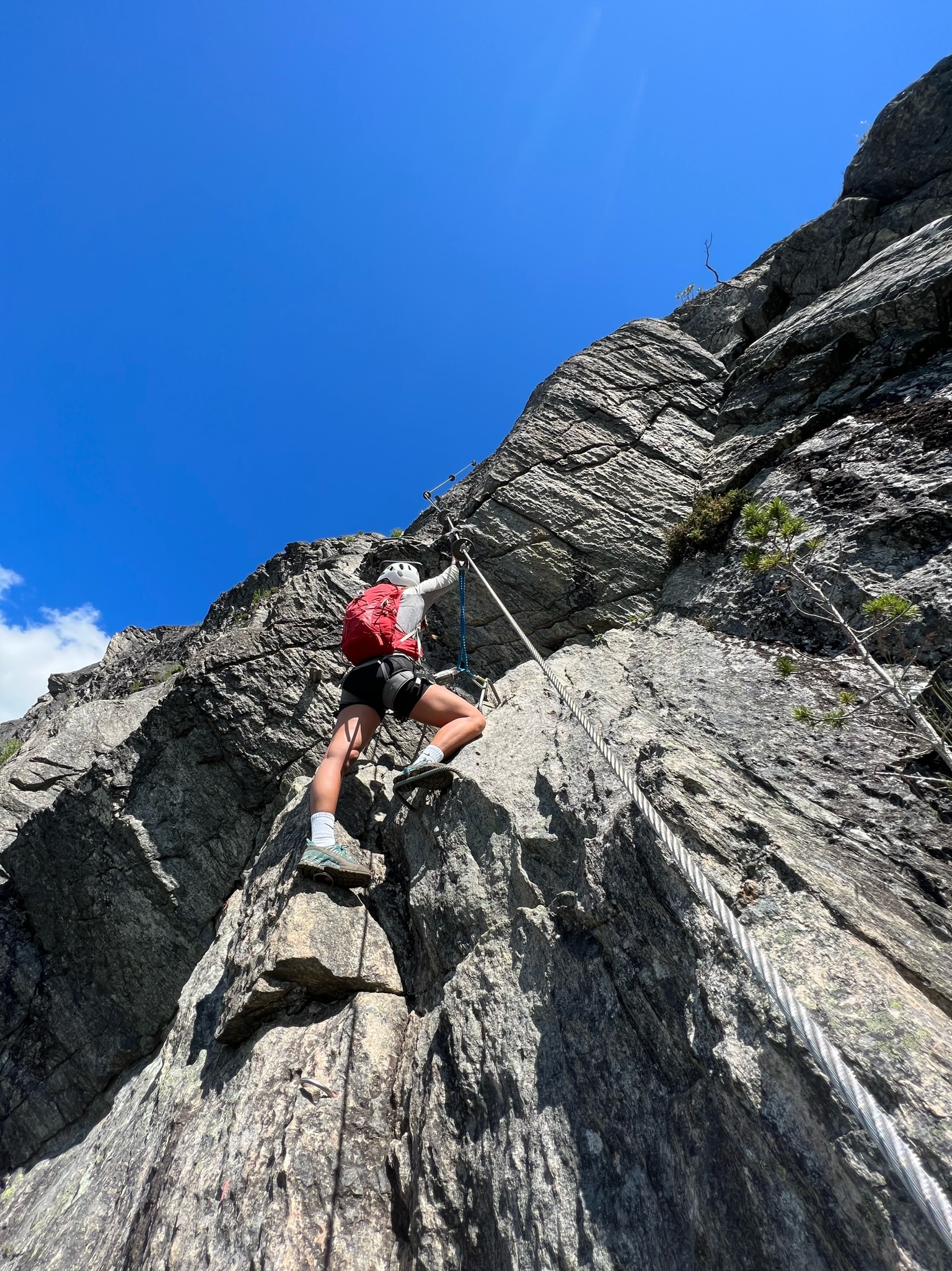 Vestveggen Via Ferrata hos Norsk Tindesenter