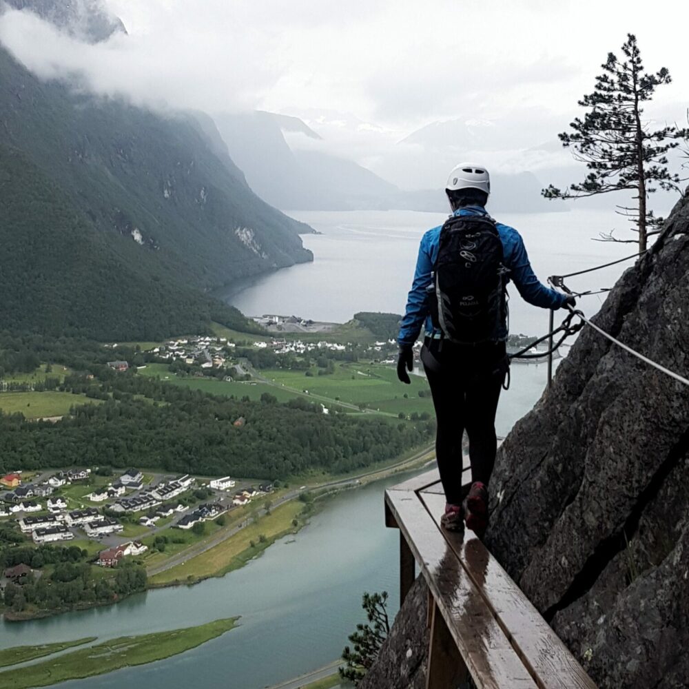 Introveggen på Norsk tindesender i Åndalsnes