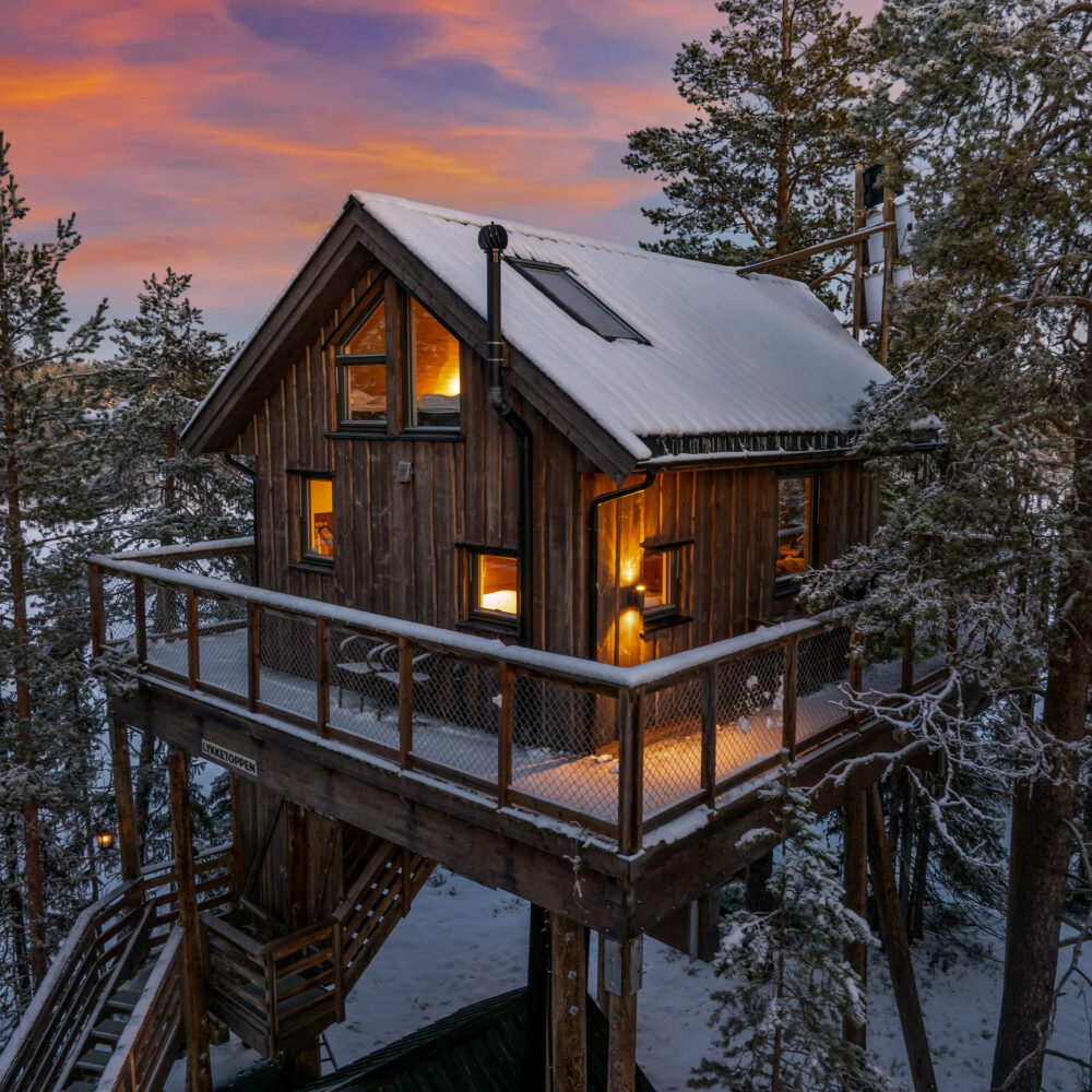 Lykketoppen tretopphytte på trysil del av partnerprogrammet til Tilbring med rabattkode