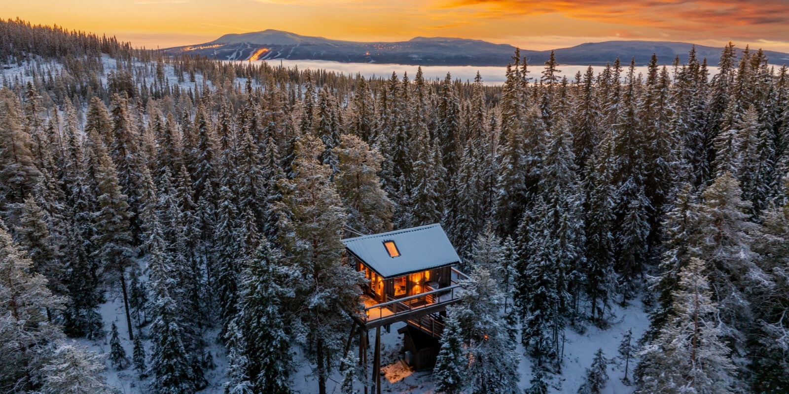 Lykketoppen tretopphytte på trysil del av partnerprogrammet til Tilbring med rabattkode