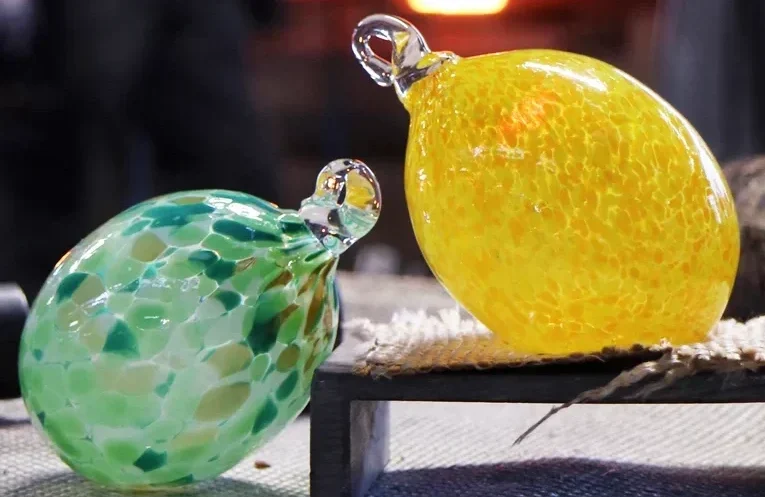 Hadeland Glassverk i Jevnaker. Populær familieattraksjon