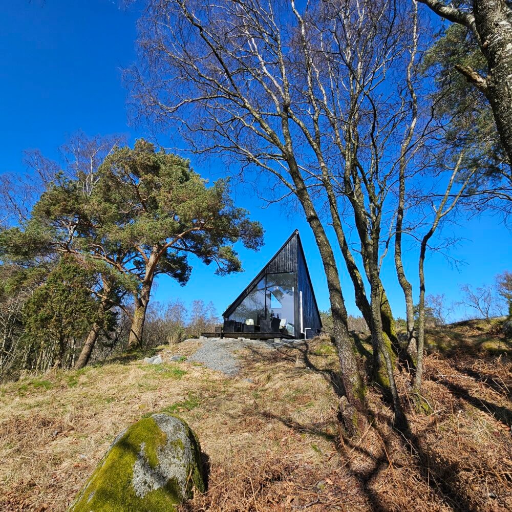 Diamanten hytte hos Norglamp i Ryfylke i nærheten av Preikestolen og Flørlitrappene