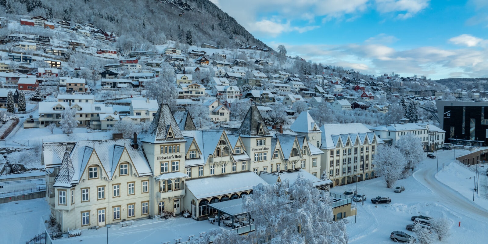 Fleischer’s Hotel på Voss partner av Tilbring med rabattkode ekstremsport historisk hotell på Vestland