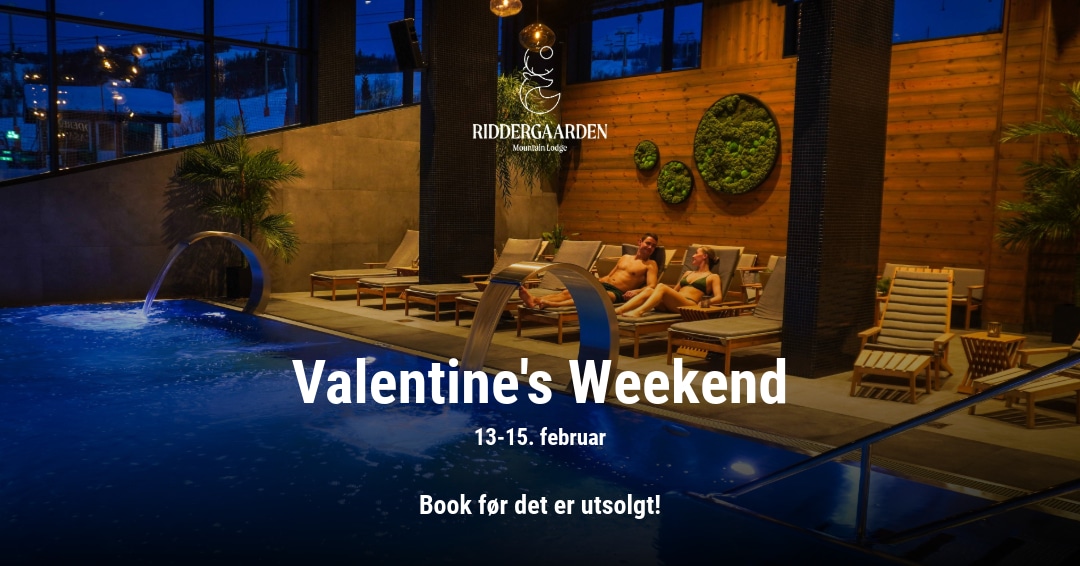 Valentines weekeed hos Riddergaarden Mountain Lodge Tilbring 10% rabattkode