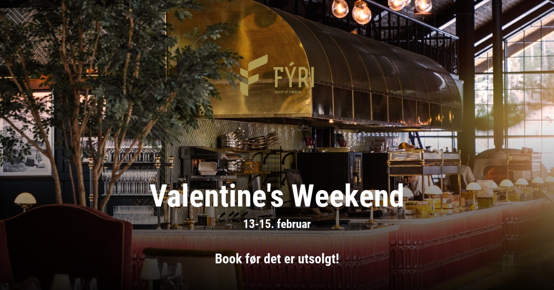 Valentines weekeed hos Fyri Resort Tilbring 10% rabattkode