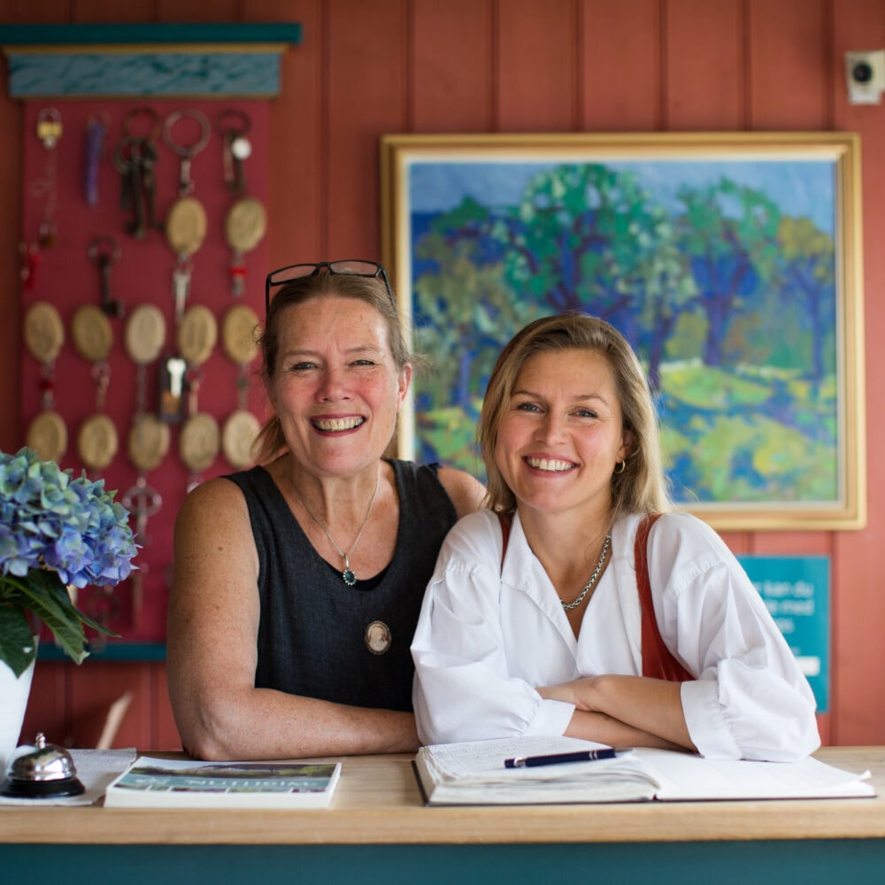 Nutheim Gjestgiveri vertskapet i resepsjonen