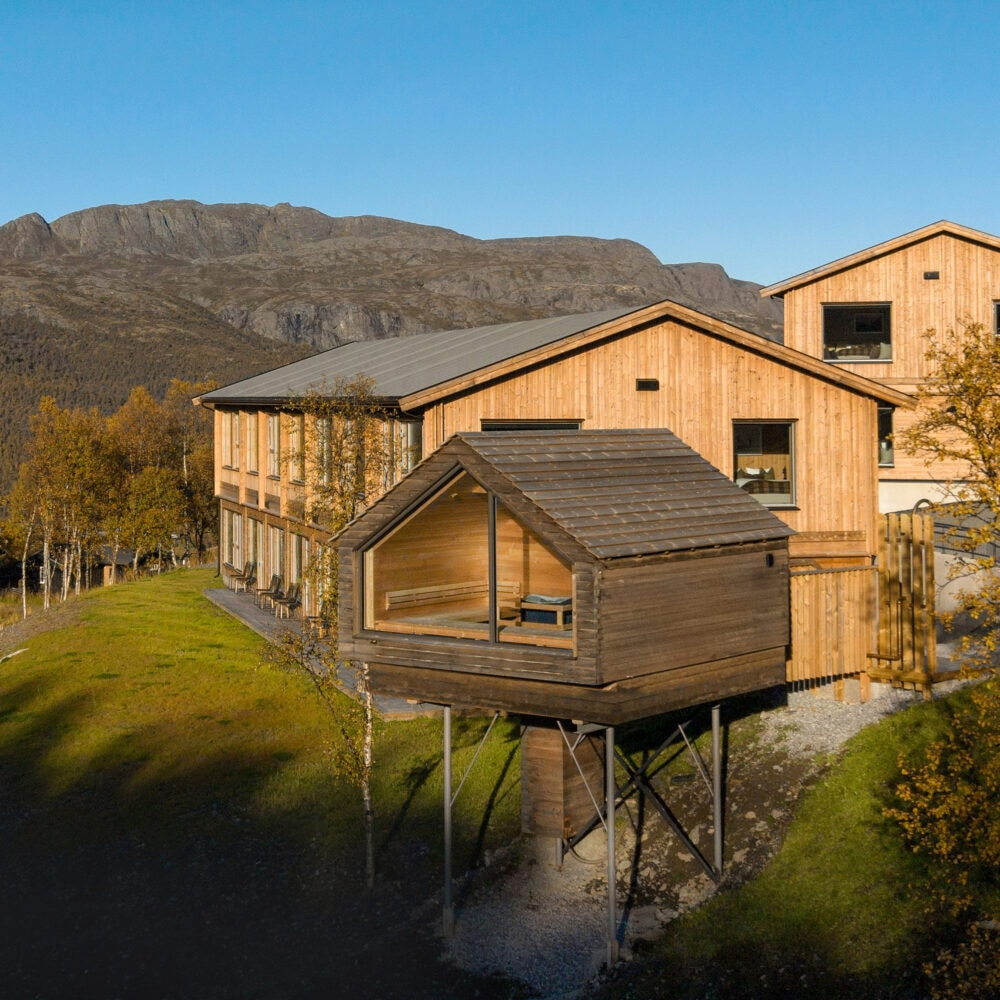 Filefjellstuene fasade og badstue