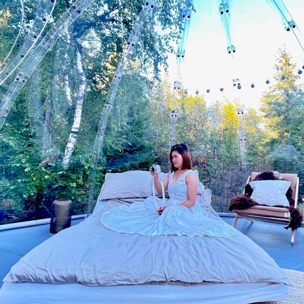 Trekos i Aurskog er en glamping iglo del av Hvilepust med rabattkode og partner av Tilbring i Akershus kommune