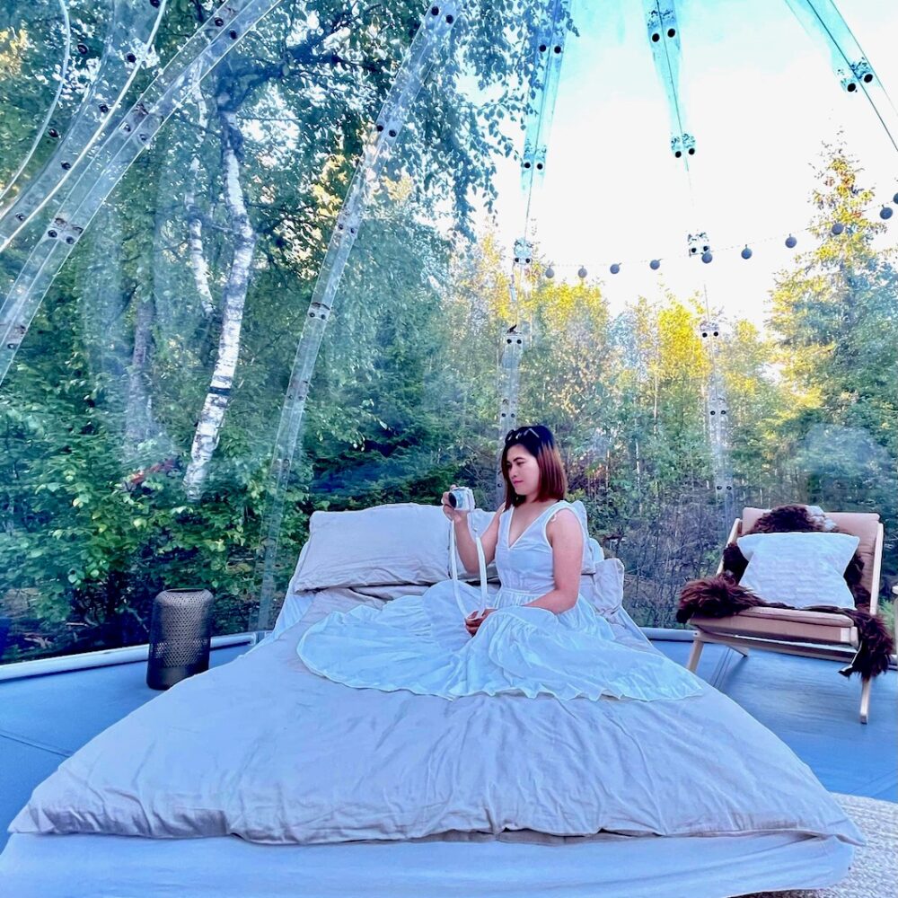 Trekos i Aurskog er en glamping iglo del av Hvilepust med rabattkode og partner av Tilbring i Akershus kommune