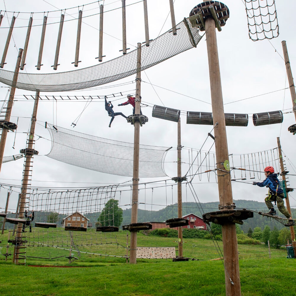 Høyt & Lavt Vestfold klatrepark i vestfold perfekt for barnefamilier og alle aldre partner av Tilbring med rabattkode