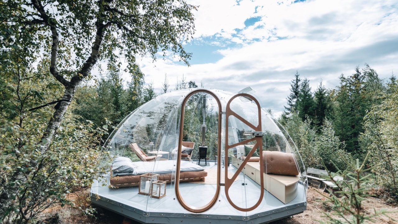 Trekos i Aurskog er en glamping iglo del av Hvilepust med rabattkode og partner av Tilbring i Akershus kommune