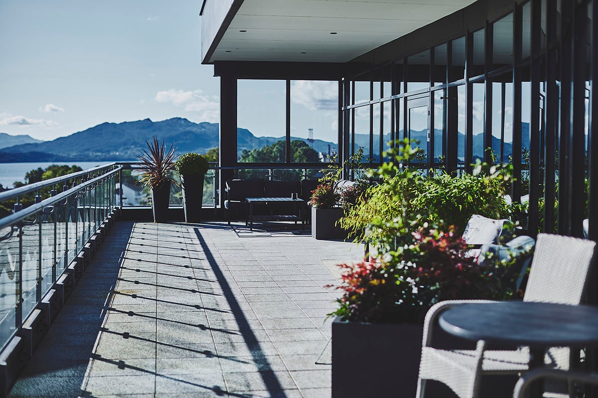 Stord Hotell terrasse