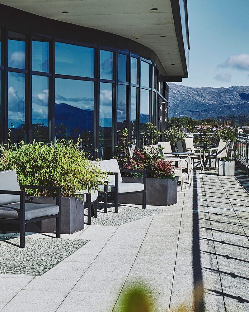 Stord Hotell terrasse