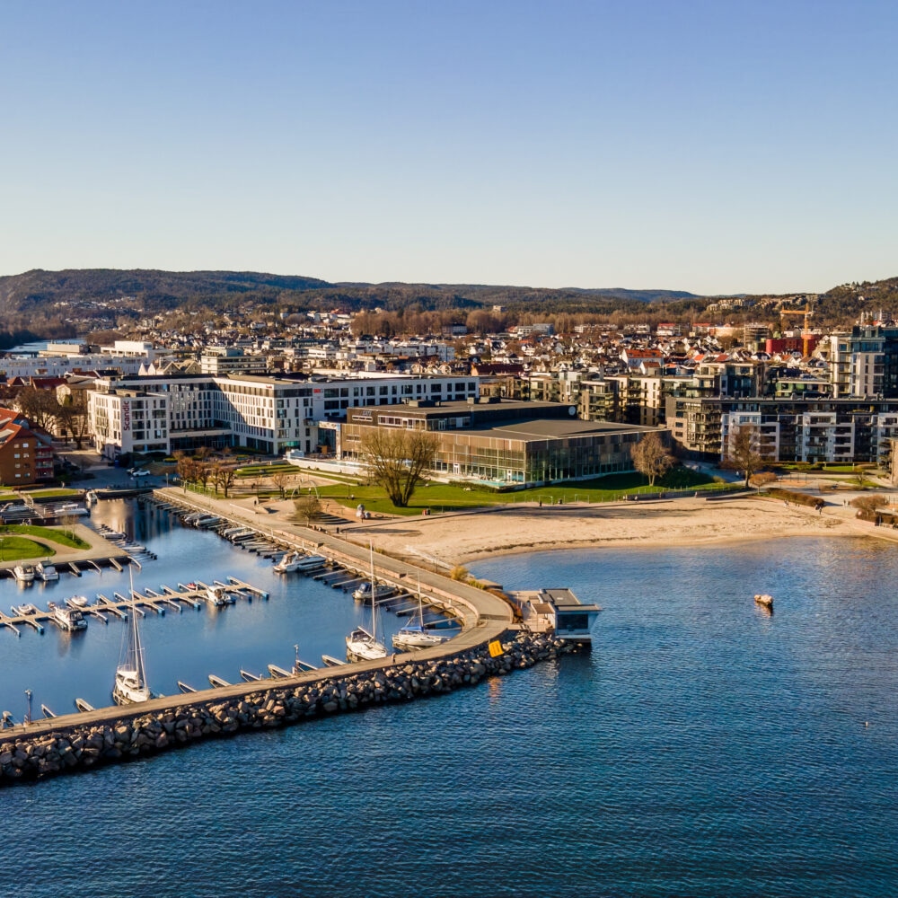 Oversikt Kristiansand Aquarama Bystranda familieferie