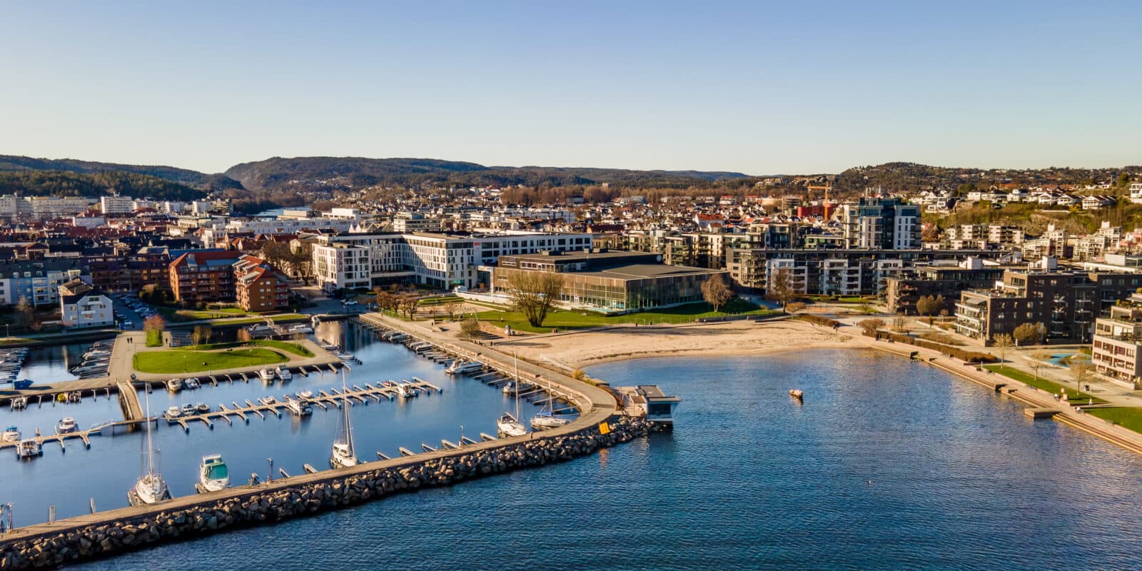 Oversikt Kristiansand Aquarama Bystranda familieferie