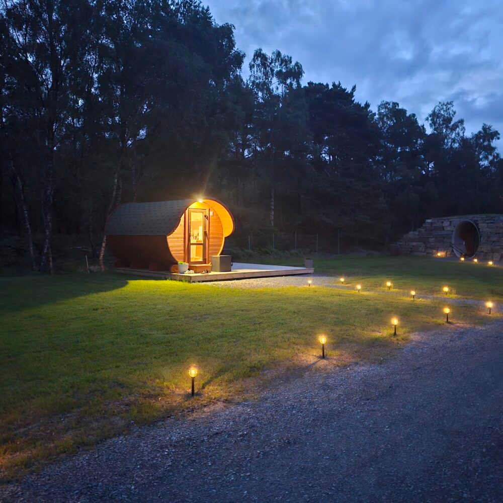 Luxury Barrel hos Norglamp i Ryfylke Rogaland partner av Tilbring med rabattkode