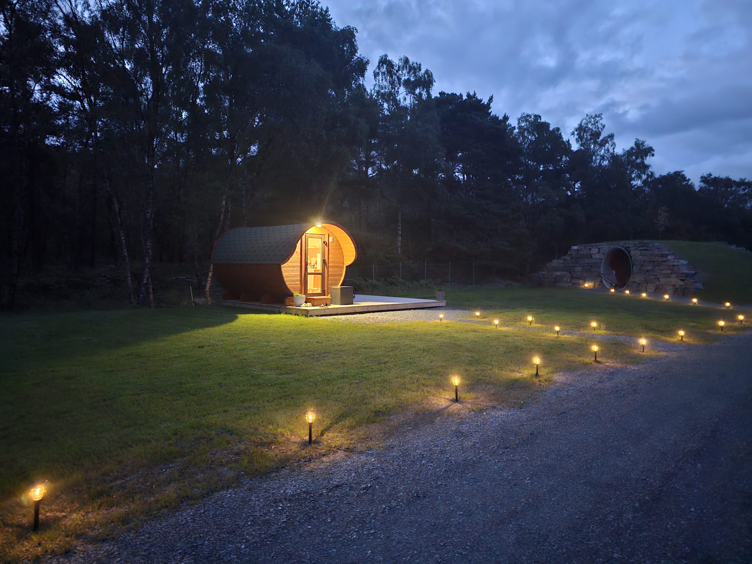 Luxury Barrel hos Norglamp i Ryfylke Rogaland partner av Tilbring med rabattkode