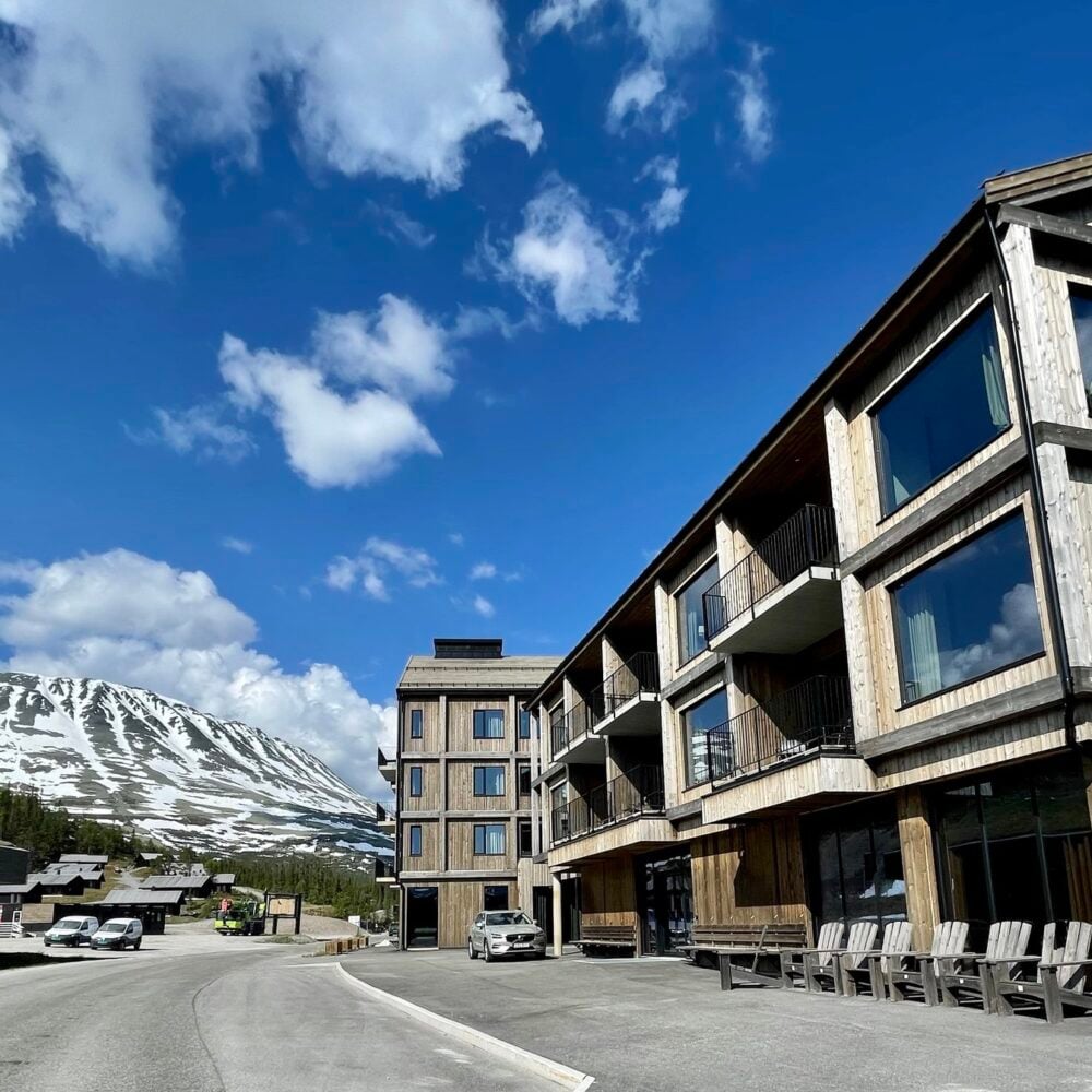 Gausta Sportell på Gaustatoppen hotell med turmuligheter og ski in ski out på Gausta i Telemark partner av Tilbring med rabattkode