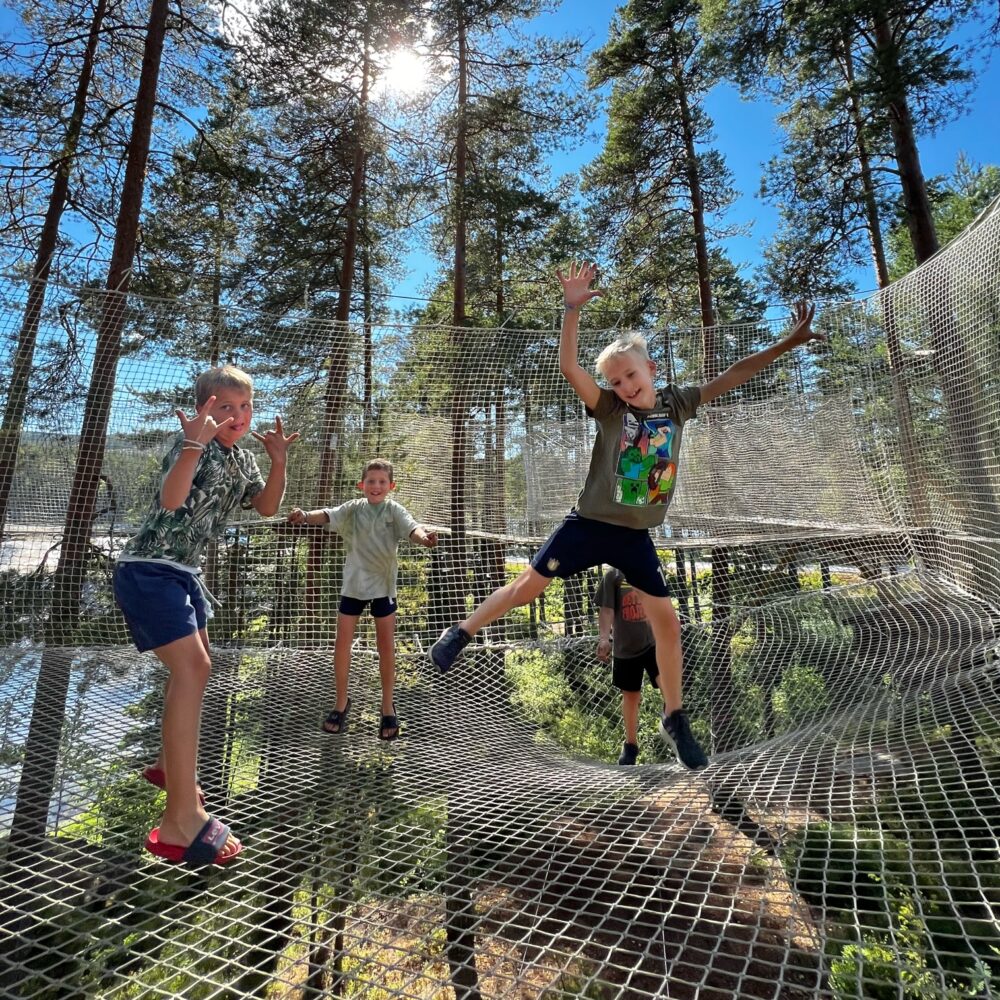 Klatreparken til Mineralparken partner av Tilbring på Hornnes med rabattkode