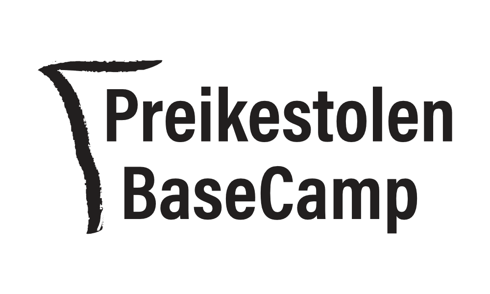 Preikestolen Basecamp logo tilbring partner